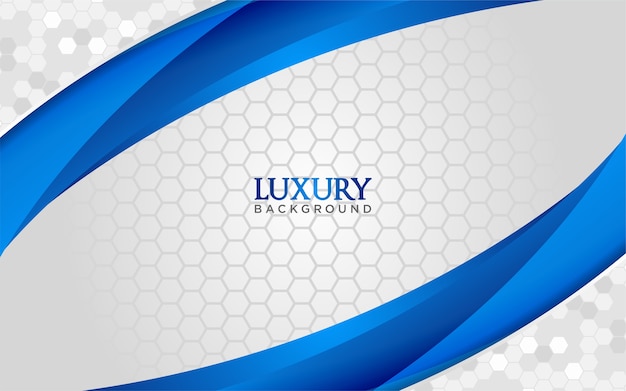 Abstract luxury white background with blue line