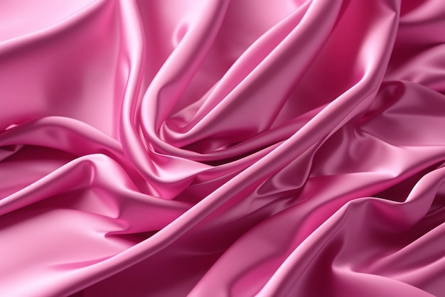 Vector abstract magenta fabric silk texture background 3d rendering digital drawing