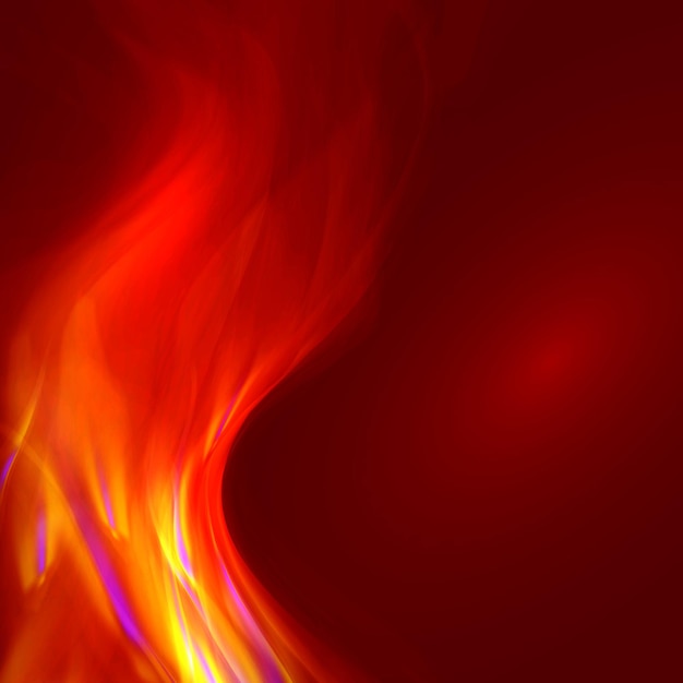 Abstract magical flame illustration