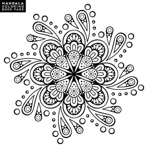 Abstract mandala design