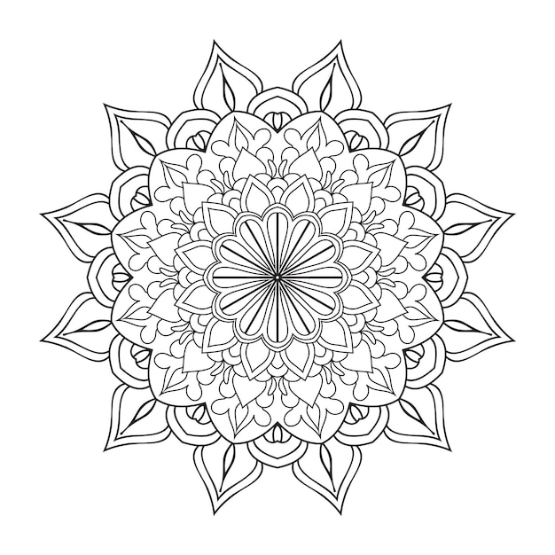 Abstract mandala pattern