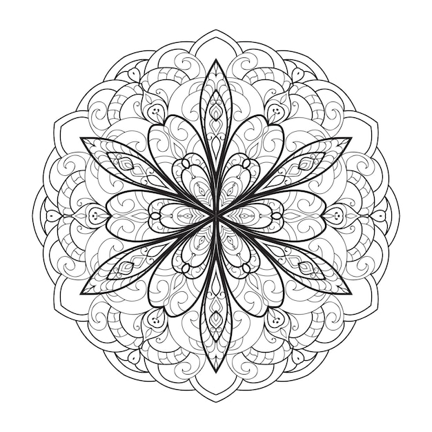 Abstract mandala pattern