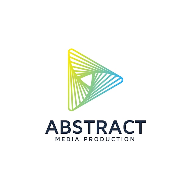 abstract media production logo