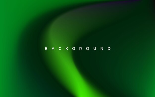 abstract mesh gradation green color background template with fluid style vector graphic