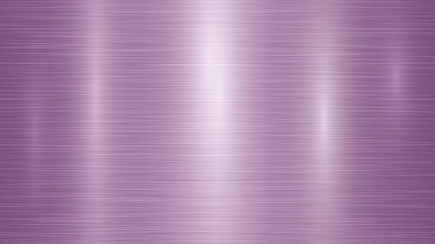 Abstract metal background with glares in purple colors