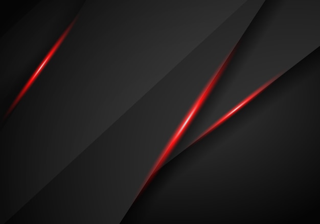 Abstract metallic red black frame layout modern tech template background 