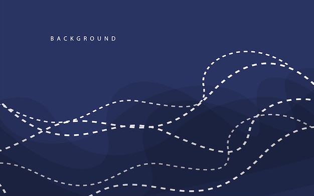 Abstract minimal line navy blue background