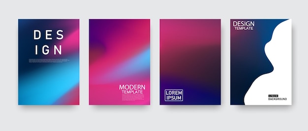 Abstract mockup Pastel colorful gradient background A4 concept for your graphic colorful design Layout Design Template for Brochure