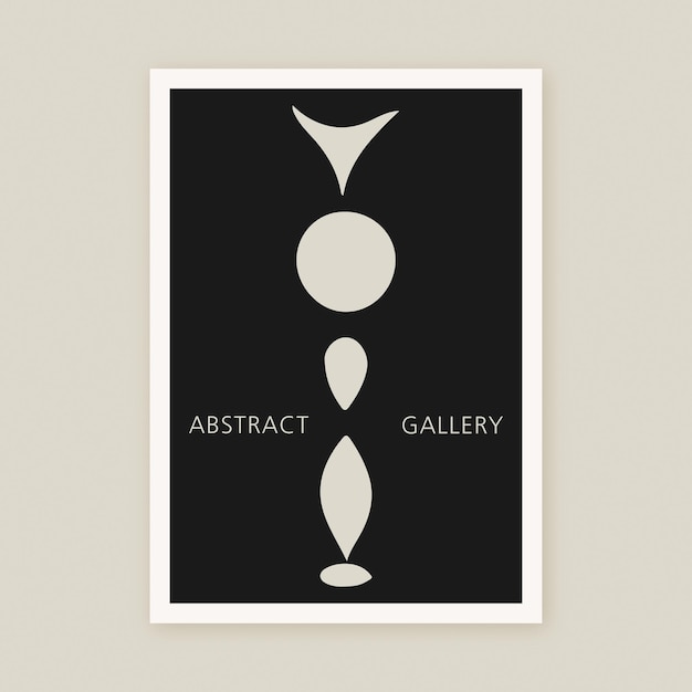 Abstract Modern Art Gallery Poster Print