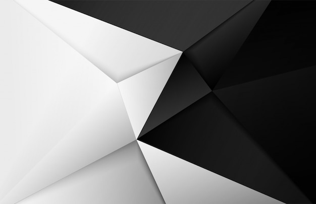 Abstract .Modern background. black-white polygon background. 