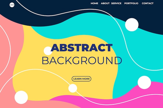 Abstract modern background elements dynamic fluid shapes compositions of colored spots