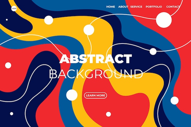 Abstract modern background elements dynamic fluid shapes compositions of colored spots