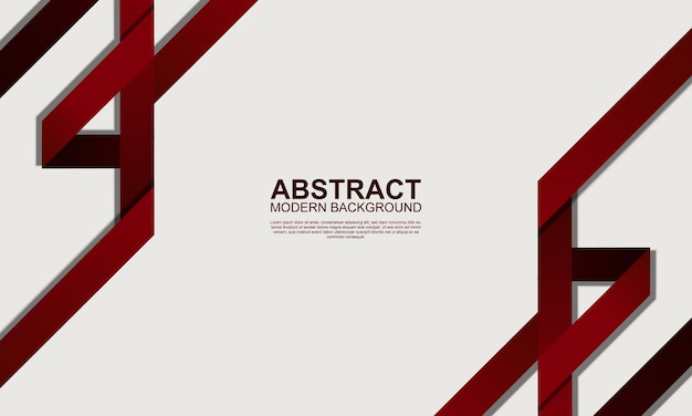 Abstract modern background with dark red stripes Vector illustration