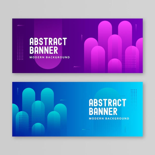 ABSTRACT modern banner