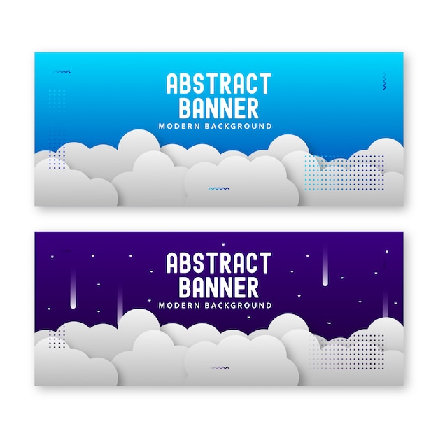 ABSTRACT MODERN banner