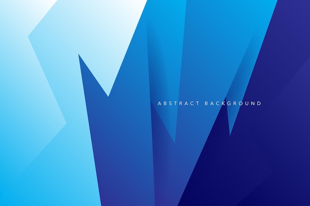 Vector abstract and modern blue color gradient background template