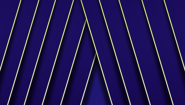 Abstract modern blue gold line background shape triangle