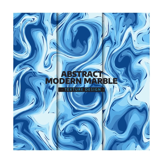 Abstract Modern Blue Marble Texture Design