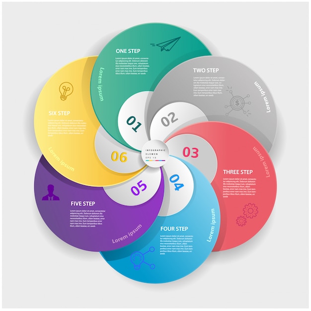 Abstract modern business tag concept for infographic, 