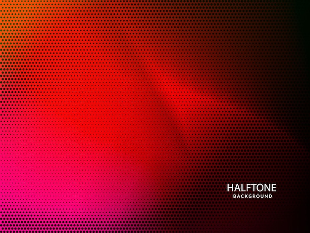 Abstract modern color gradient halftone pattern background vector