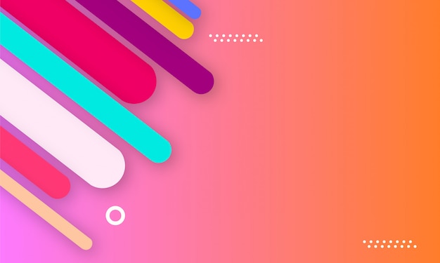 Abstract modern colorful background