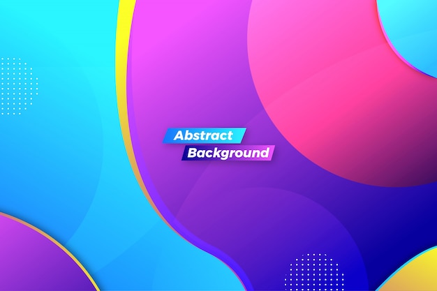 Abstract modern colorful flow background