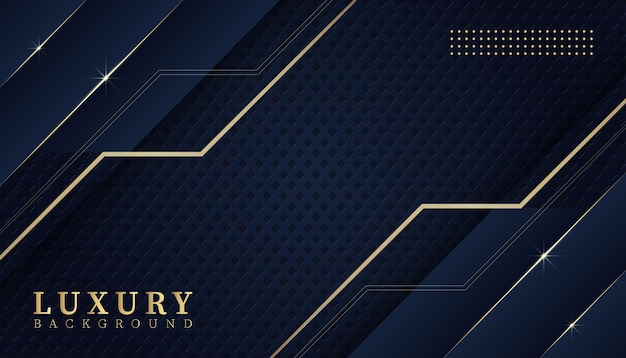 Abstract modern dark blue luxury background