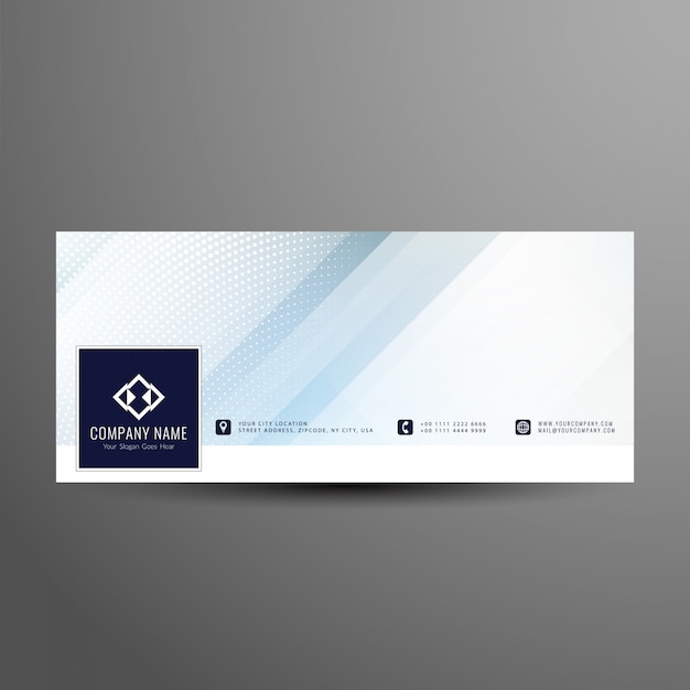 Abstract modern facebook timeline cover template