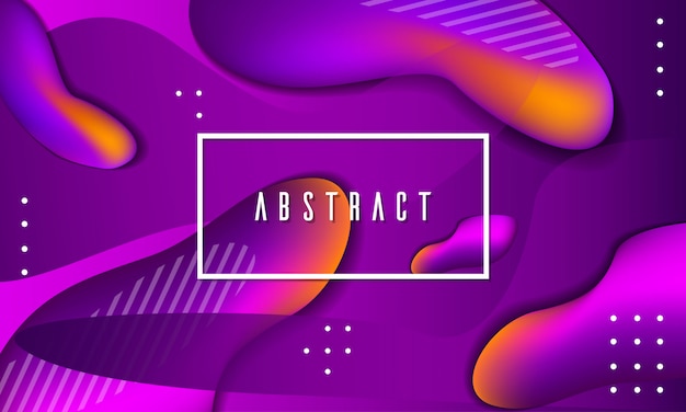 Abstract modern fluid colorful gradient background