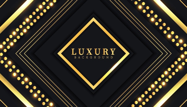 Abstract modern golden luxury background