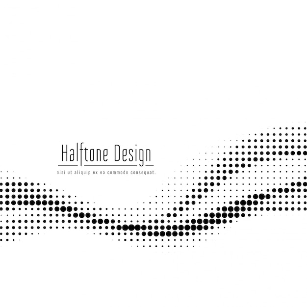 Abstract modern halftone background