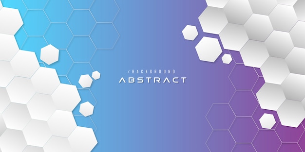 Abstract Modern Hexagon Technology Background