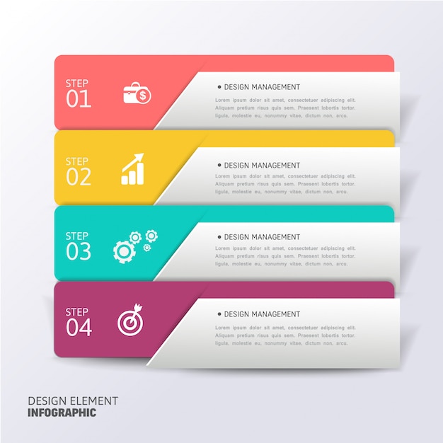 Abstract Modern infographic template.