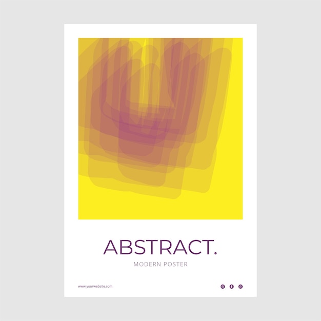 Abstract Modern Poster