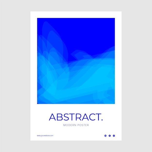 Abstract Modern Poster