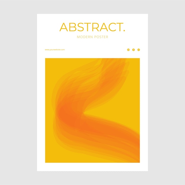 Abstract Modern Poster