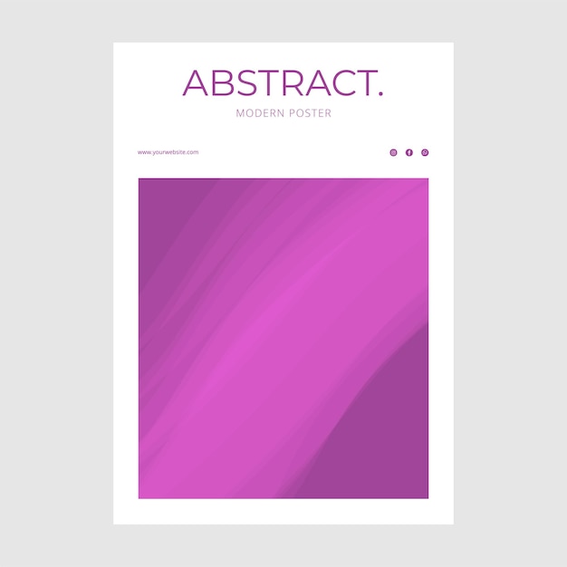 Abstract Modern Poster