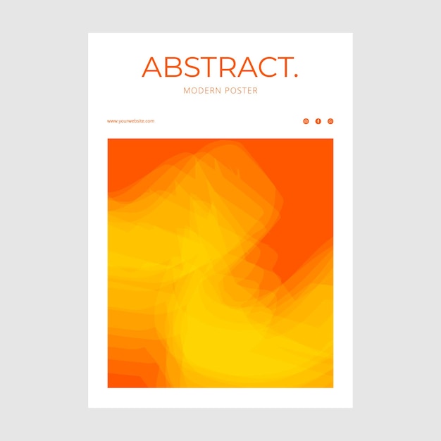 Abstract Modern Poster