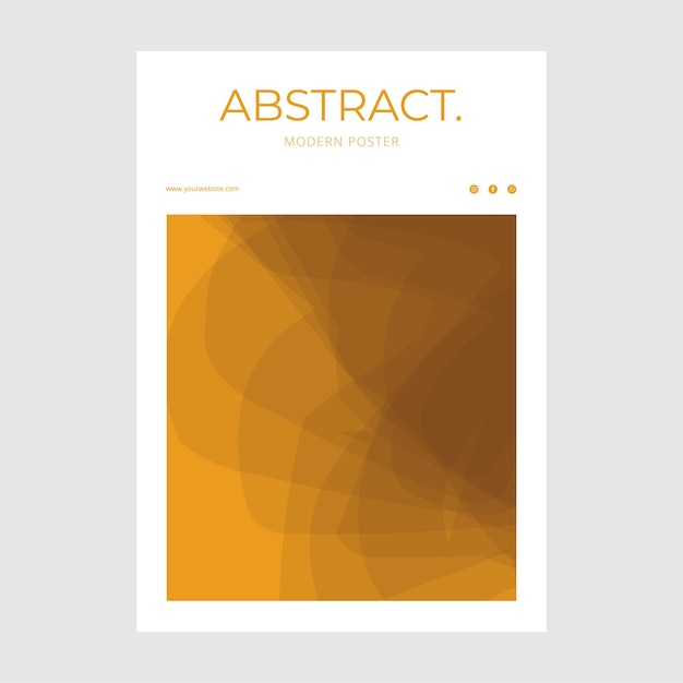 Abstract Modern Poster