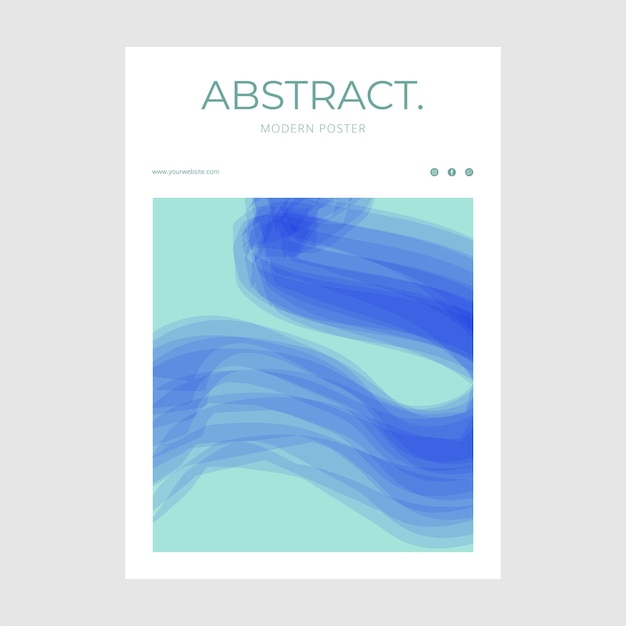 Abstract Modern Poster