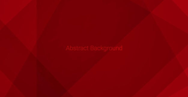 Abstract Modern Red Background. Technology Banner. Geometric. Wallpaper. Vector Illustration