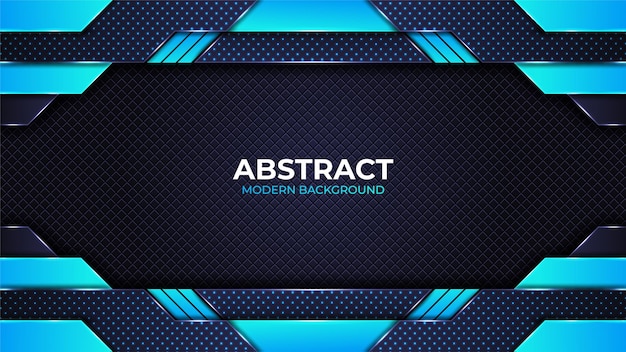 Abstract modern shape metallic background design template