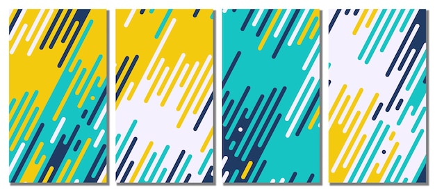 Abstract modern template set background