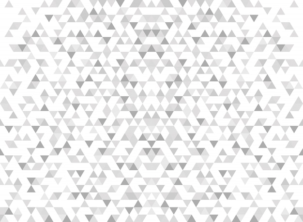 Abstract modern triangle pattern gradient gray background. 