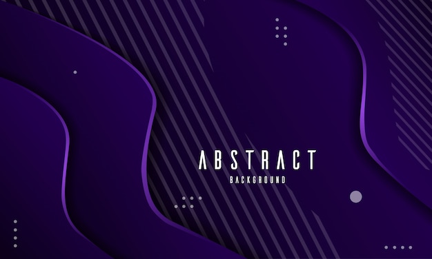 Abstract modern violet paper cut background