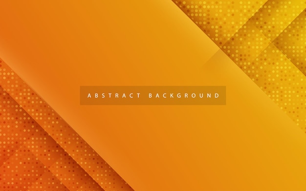 Abstract modern yellow orange gradient diagonal stripe shadow and light halftone dots background