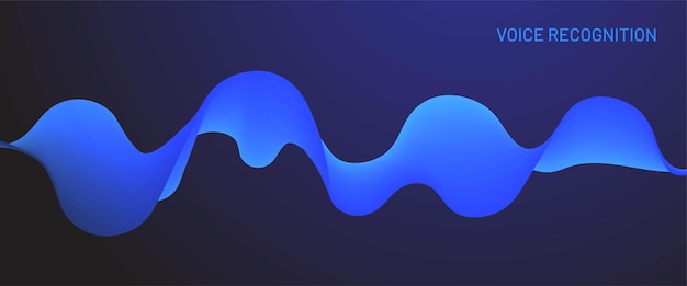 Abstract motion sound wave background