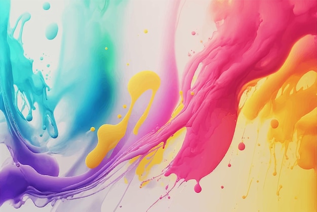 Abstract multicolor watercolor background design