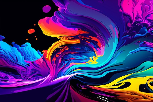 Abstract multicolored background vector