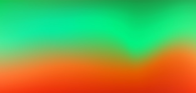 Abstract multicolored blurred gradient background Gradient redgreen background for use in graphic design Garmonic color concept Vector illustration